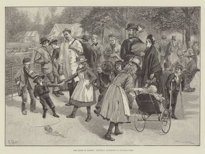 ロンドンの肺、ビクトリアパークの土曜日の午後 作： William Henry Charles Groome