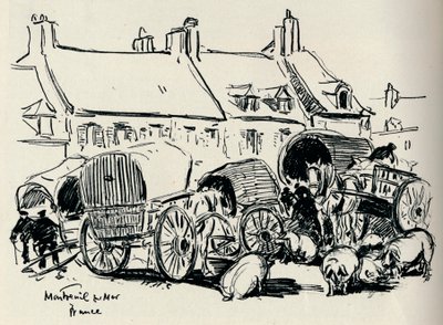 モントルイユシュルメール、フランス、c1907。 作： William Henry Charlton