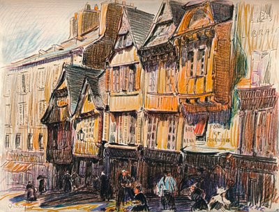 カンペール、c1908 作： William Henry Charlton