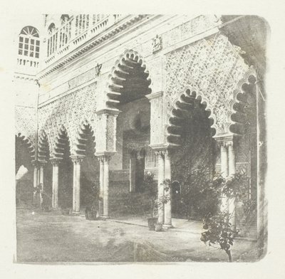 アルカサル デ セビリア 作： William Henry Fox Talbot