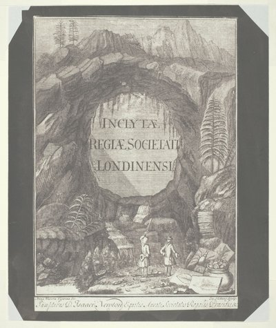 「ロンドン王立協会に同封」のタイトルページのコピー 作： William Henry Fox Talbot