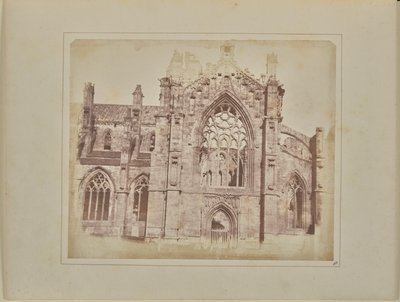 メルローズ修道院 作： William Henry Fox Talbot