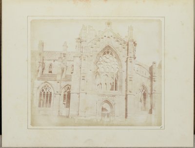 メルローズ修道院 作： William Henry Fox Talbot