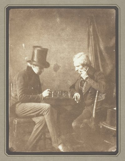 チェス・プレーヤー 作： William Henry Fox Talbot