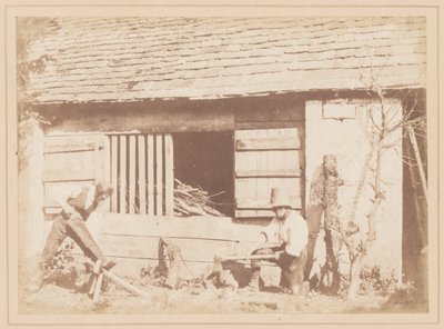 木こり 作： William Henry Fox Talbot