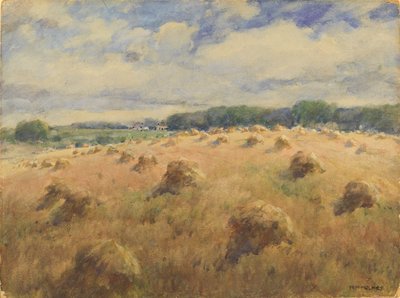 メリーランドの小麦畑 作： William Henry Holmes