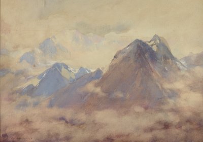 全能の人、高地アンデスの印象、1910年。 作： William Henry Holmes