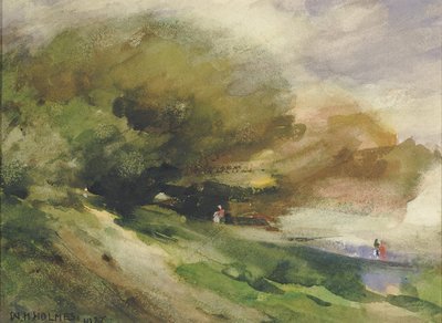 日陰の散歩道」1927年 作： William Henry Holmes