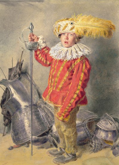 大胆な戦士 作： William Henry Hunt