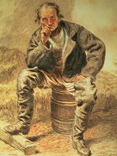 カキ、1827 作： William Henry Hunt