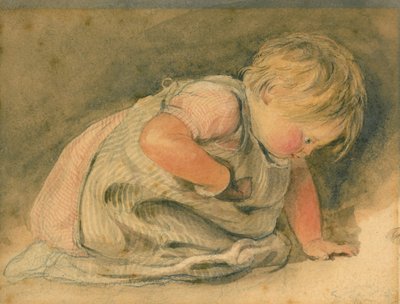 好奇心、スケッチ 作： William Henry Hunt