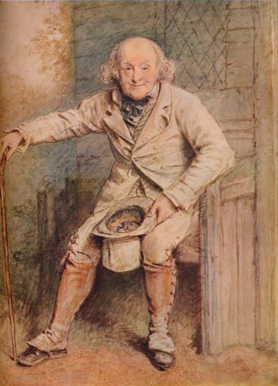 アーティストの肖像、19世紀 作： William Henry Hunt