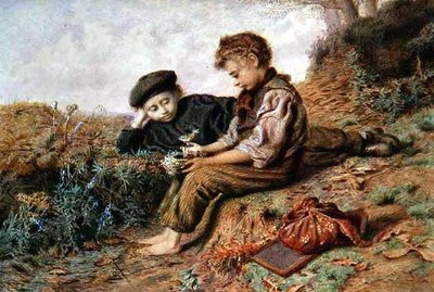 巣を盗まれたスクールボーイ 作： William Henry Hunt