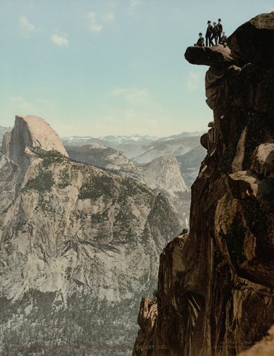 カリフォルニア州ヨセミテ渓谷、グレーシャーポイントとサウスドーム、1898年発行（写真） 作： ウィリアム・ヘンリー・ジャクソン
