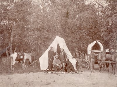 聖十字架の山への旅で、1874 作： William Henry Jackson