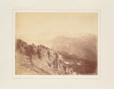 テトン山脈の全景 作： William Henry Jackson