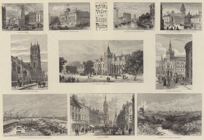 リーズとプレストンへの王室訪問 作： William Henry James Boot