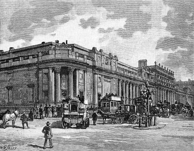 イングランド銀行、ロンドン、1900年。 作： William Henry James Boot