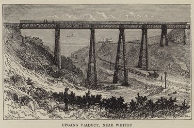 ウィットビー近くのアップギャング高架橋 作： William Henry James Boot