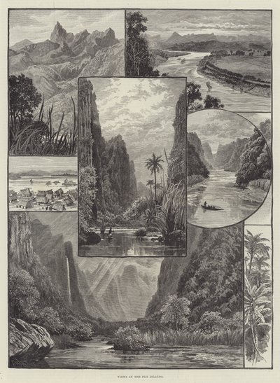 フィジー諸島の景色 作： William Henry James Boot