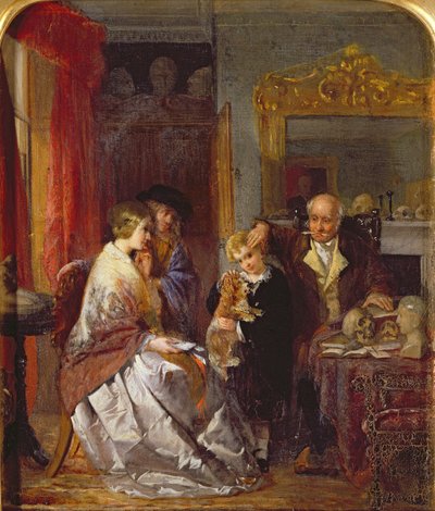 フレノロジスト、1852年頃 作： William Henry Knight