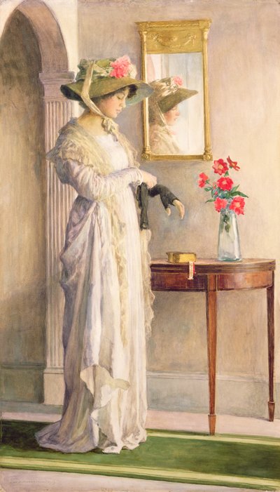 瞬間の反射、1909 作： William Henry Margetson