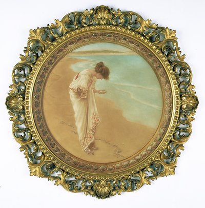 海の真珠（メゾチント） 作： William Henry Margetson