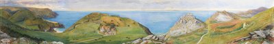 岩の谷（白と高まったトイレとガッシュ） 作： William Henry Millais