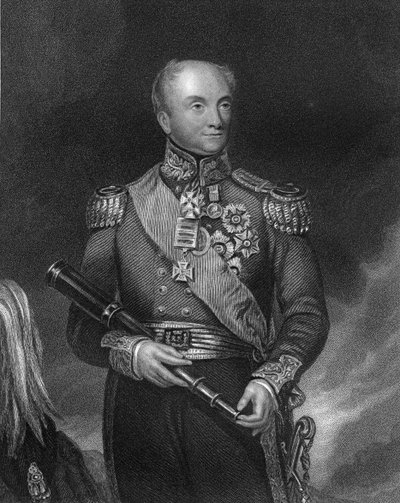 ローランドヒル将軍、イギリス陸軍司令官、c1830-c1835 c1857。 作： William Henry Mote