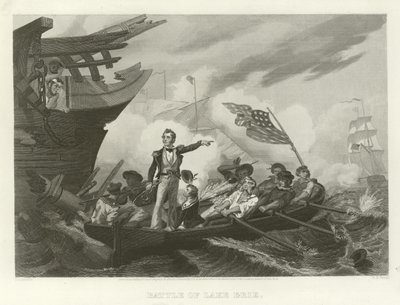 エリー湖のための戦い 作： William Henry Powell