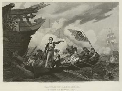 エリー湖の戦い、1813 作： William Henry Powell