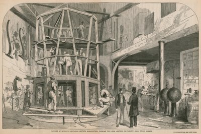 ウィルキンスの灯台ランタン製造所の内部 作： William Henry Prior
