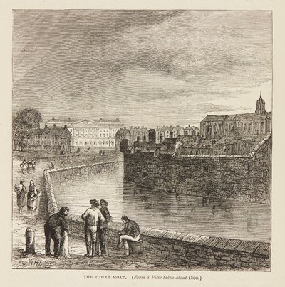 1800年頃の堀 作： William Henry Prior
