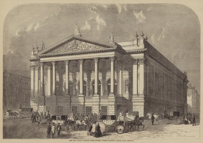 新しいロイヤルイタリアオペラハウス、コヴェントガーデン、エドモンドバリー、建築家 作： William Henry Prior