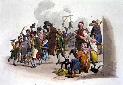 ウィリアム・ミラー社発行の「Costume of Great Britain」より、ガイ。 作： William Henry Pyne