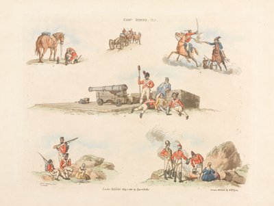 ？キャンプシーン？、1803 作： William Henry Pyne