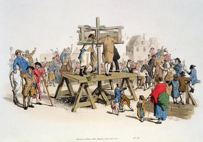 ギルティ、「イギリスのコスチューム」から、ウィリアムミラー、1805年発行 作： William Henry Pyne