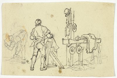 二人の労働者 作： William Henry Pyne