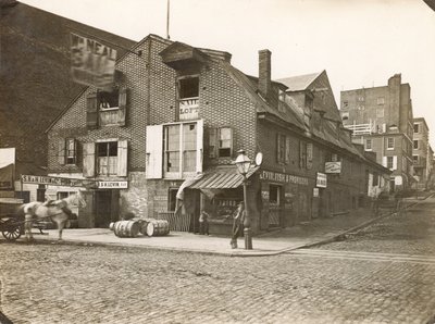 レースストリートワーフ、デラウェアアベニュー、レースストリート、1867年 作： William Herman Rau