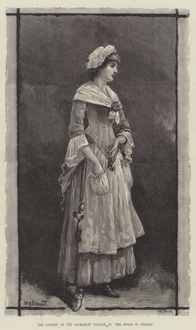 ラントリー夫人、ヘイマーケットシアターで彼女が屈服して征服する 作： William Heysham Overend
