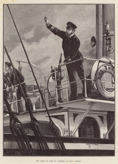 HMSスラッシュ指揮下のヨーク公 作： William Heysham Overend