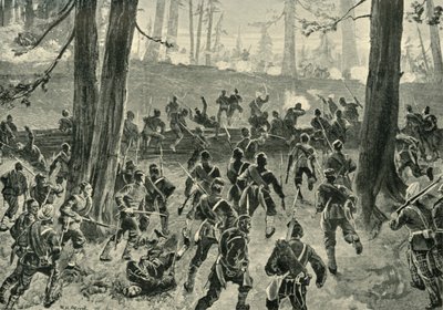 スピンガウィコータルでの最終攻撃、1901年。 作： William Heysham Overend
