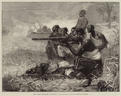 エジプト先住民軍、スーダンでの大規模な軍事災害 作： William Heysham Overend