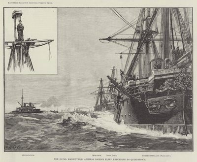 クイーンズタウンに戻るベアード海軍大将海軍作戦 作： William Heysham Overend