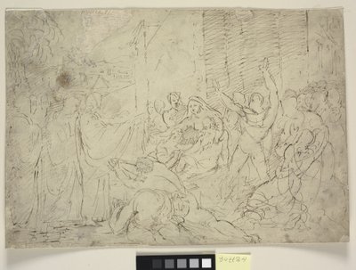 病人を治すキリスト、またはラザロの復活 作： William Hilton