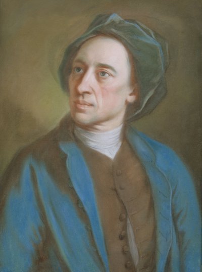 アレクサンドル・ポープ、1739-84年頃（紙にパステル） 作： William Hoare