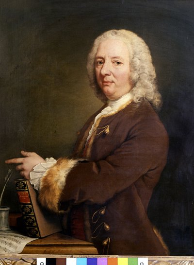 Francesco SaverioGeminianiの肖像イタリアのミュージシャン 作： William Hoare