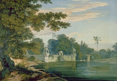 アグラ付近の眺め、1780年頃 作： William Hodges