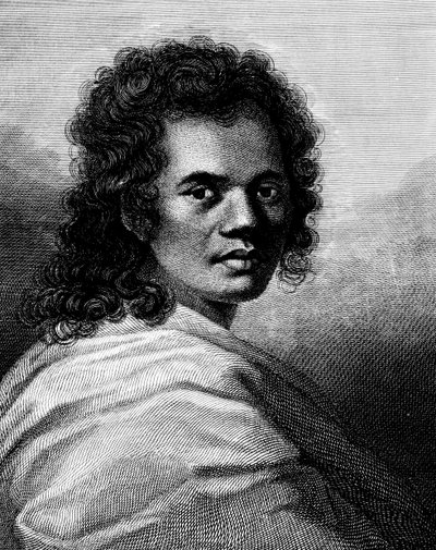 J.コールドウォールによって刻まれたオマイ、1777 作： William Hodges