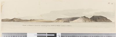 ページ 4 ポルト・サントの眺め 北西から南西に5マイル離れている。 作： William Hodges